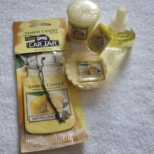 ⭐️ Yankee Candle Meyer Lemon bundle